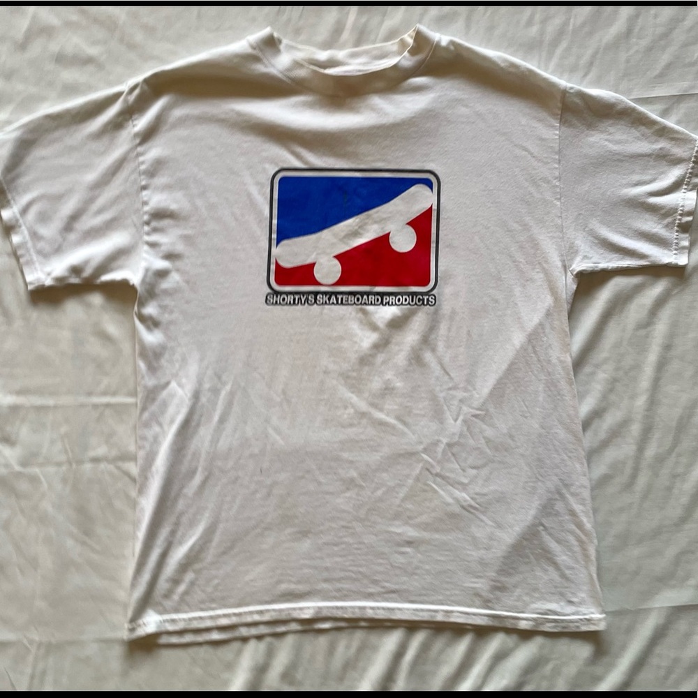Vintage 90s Shorty's Skate T-Shirt Large Logo